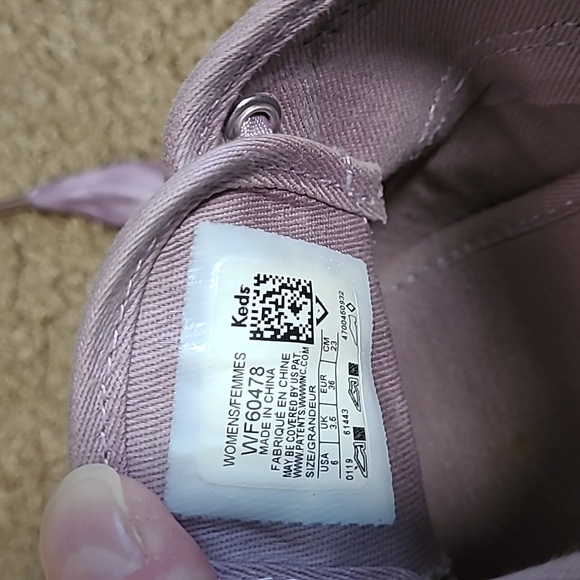 Keds Women's Sparkling Lavender Sneakers,  Size 6 - Picture 6 of 9